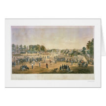 Prisoner Baseball Civil War 1863 Greeting Card