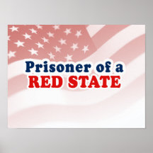 Prisoner of a Red State Poster