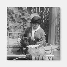 Prize Bulldog, 1910s Magnet
