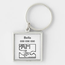 Pro Animals Finland name and phone number Dog tag Key Chains