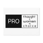 Pro Choice Postcard