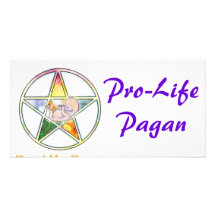 Pro-life elements photo greeting card