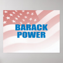 Pro-Obama - BARACK POWER Poster
