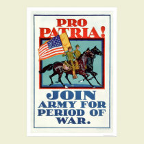 Pro Patria!  Join the Army (US02096A) posters
