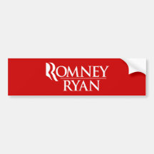 PRO-ROMNEY - OFFICIAL ROMNEY RYAN LOGO -- .png Bumper Sticker
