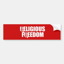 PRO-ROMNEY - RELIGIOUS FREEDOM - -- .png Bumper Stickers