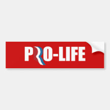 PRO-ROMNEY - ROMNEY STANDS FOR PRO-LIFE -- .png Bumper Stickers