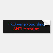 PRO water-boarding Bumper Stickers