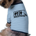 Problem solved - Man Pet Tshirt