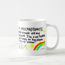 Procrastination Mug mugs