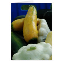 Produce at a Farmer's Market Greeting Card