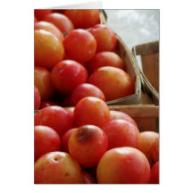Produce at a Farmer's Market Greeting Cards