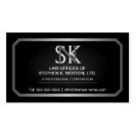 Professional Attorney Business Cards