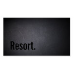 Professional Black Out Resort Business Card