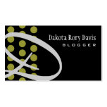 Professional Blogger Business Card Template