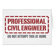 Professional Civil Engineer Greeting Card