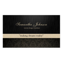 Professional Elegant Damask Business Cards