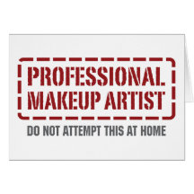 Professional Makeup Artist Cards