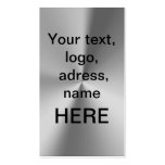 Professional metal business card template