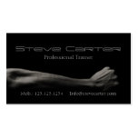 professional Personal Trainer / Bodybuilder Card Business Cards