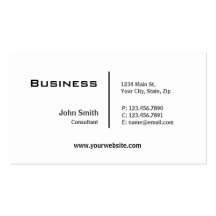 Professional Plain Elegant Modern Computer Repair Business Cards