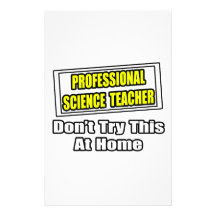 Professional Science Teacher...Joke Stationery Paper