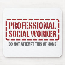 Professional Social Worker Mouse Mats