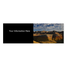 profile or business card, landscape