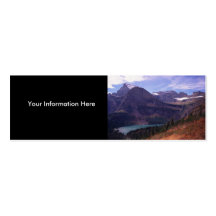 profile or business card, Landscape