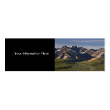 profile or business card, Landscape