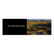 profile or business card, Landscape