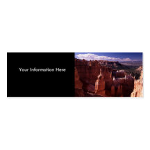 profile or business card, landscape