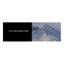 profile or business card, peak