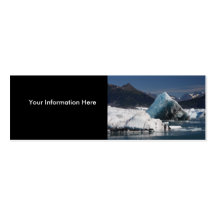 profile or business card, seascape