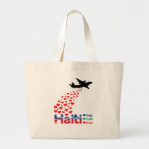 Profit to Unicef - Haiti Air Drop - Tote Canvas Bags