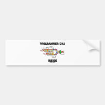 Programmer DNA Inside (DNA Replication) Bumper Stickers