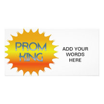 Prom King Photo Greeting Card