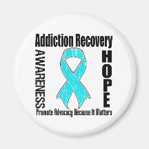 Promote Addiction Recovery Because It Matters Fridge Magnets