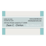 Promotional Sky Blue Business Card