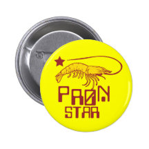 Pron Star Pinback Button