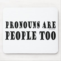 Pronouns Mouse Pad