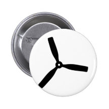 propeller airscrew pinback buttons