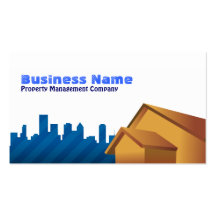 Property Management Company Business Cards