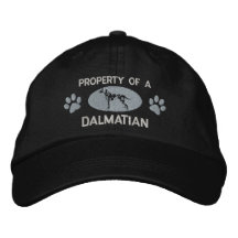 Property of a Dalmatian Embroidered Hat
