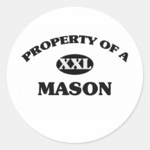Property of a MASON Sticker