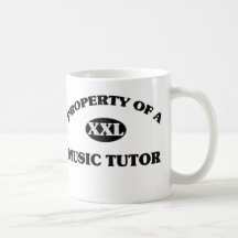 Property of a MUSIC TUTOR Coffee Mugs