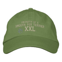 Property of a Smooth Fox Terrier Embroidered Hat