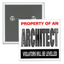 Property Of An Architect Button