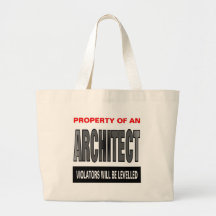 Property Of An Architect Tote Bags