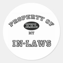 Property of In-Laws Sticker